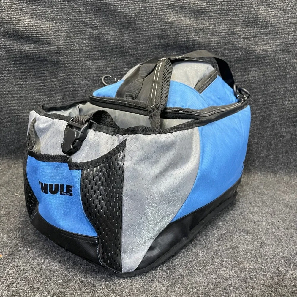 Thule 7034T Cooler Caddy Blue/GRY Insulated Storage Bag Travel Organizer K209983
